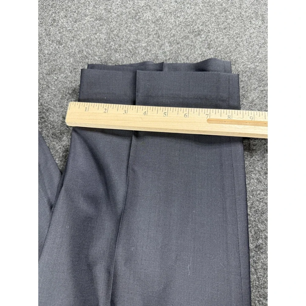 Hugo Boss Dress Pants 38R Navy Virgin Wool‎ Straight Leg Business Career